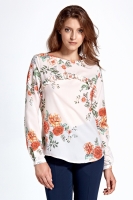Bluza cu imprimeu floral Model 123646 Colett bej
