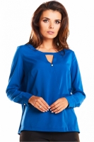 Bluza model 129986 awama albastru