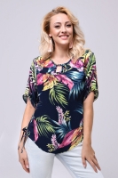 Bluza cu imprimeu floral Model 146518 Vitesi multicolor