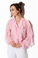 Camasa eleganta de seara Model 143971 Lemoniade roz