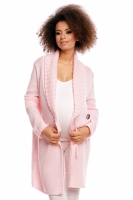 Cardigan pentru gravide model 84478 PeeKaBoo roz