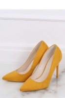 Pantofi cu toc subtire (stiletto) model 143184 Inello galben