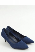 Pantofi cu toc mic eleganti Model 157236 Inello Bleumarin