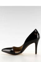 Pantofi cu toc subtire (stiletto) model 49279 Inello negru