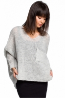Pulover fin Model 129168 BE Knit gri
