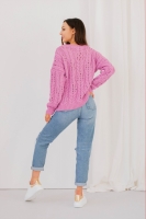 Pulover tricotat Model 152556 Lemoniade roz