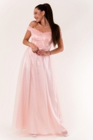Rochie eleganta nunta lunga Model 134083 YourNewStyle roz