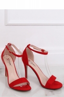 Sandale cu toc model 145905 Inello rosu