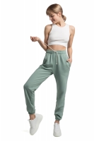 Pantaloni sport conici Model LA053 Mint - LaLupa verde