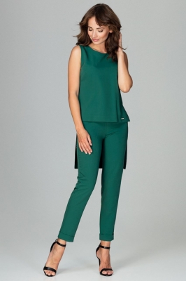 Compleu elegant cu pantaloni Model 120321 Lenitif verde