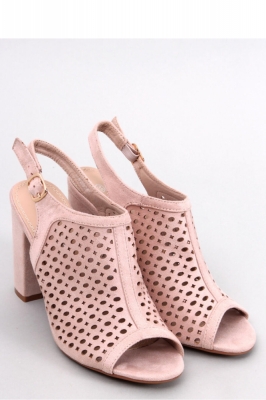 Sandale cu toc model 180547 Inello roz