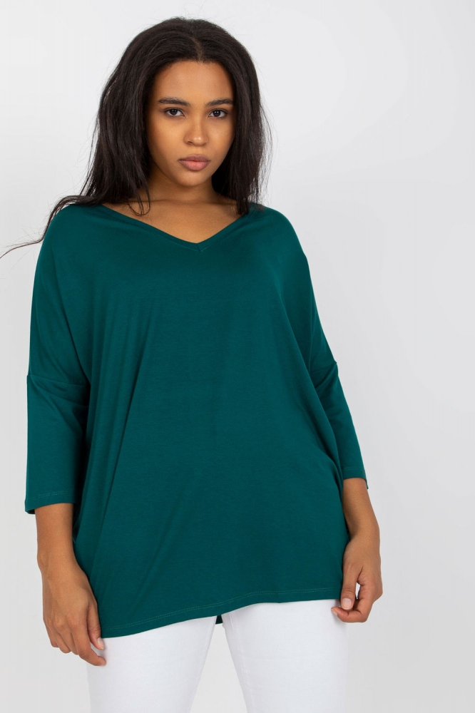 Bluza marime plus model 169111 Relevance verde
