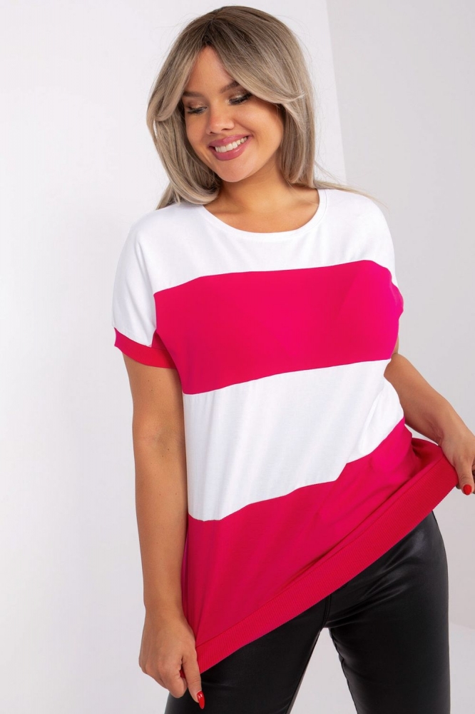 Bluza marime plus model 182739 Relevance roz