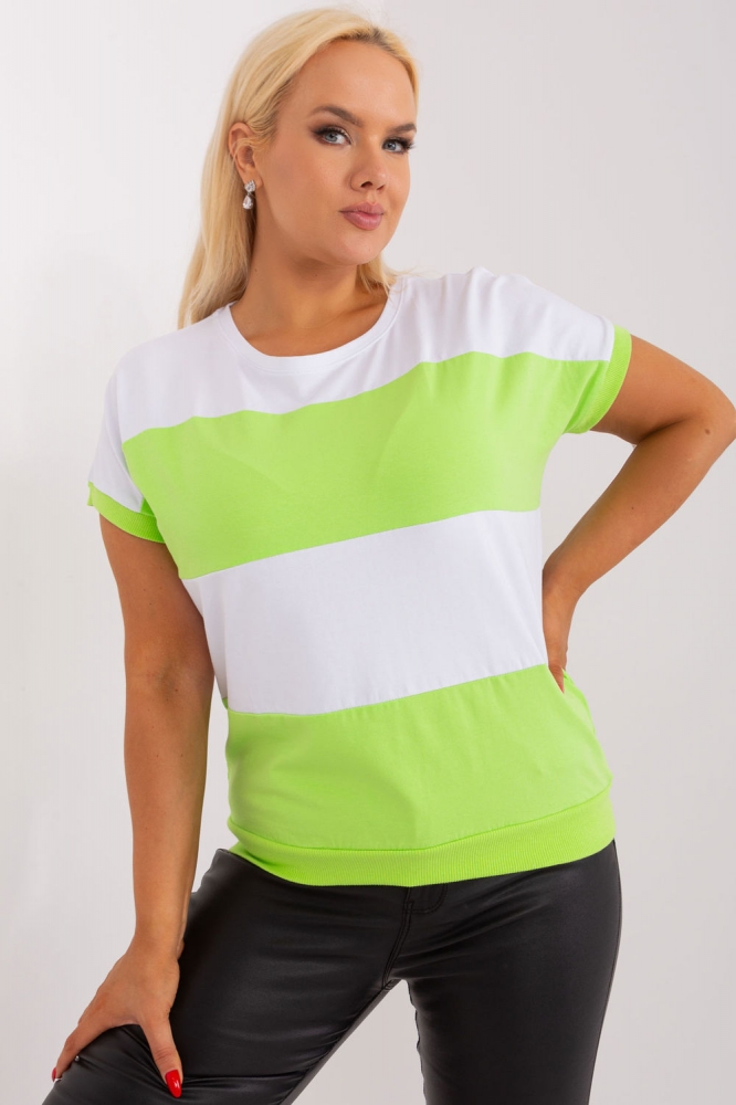 Bluza marime plus model 182746 Relevance verde