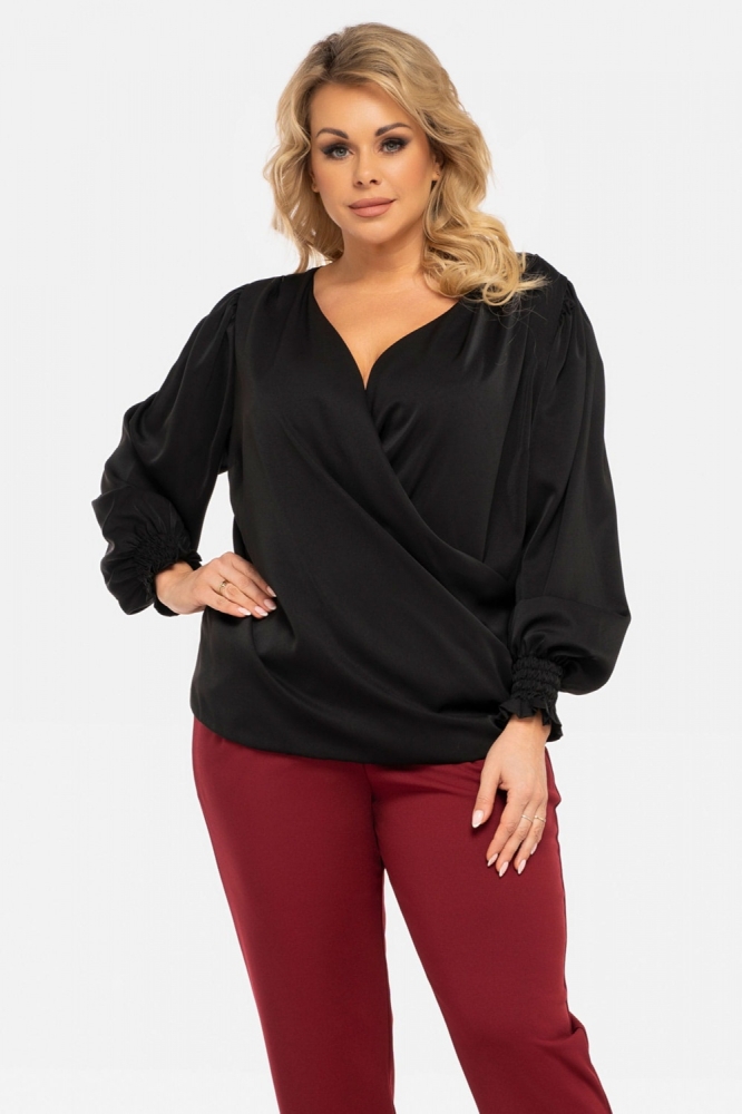 Bluza marime plus model 190970 Karko negru