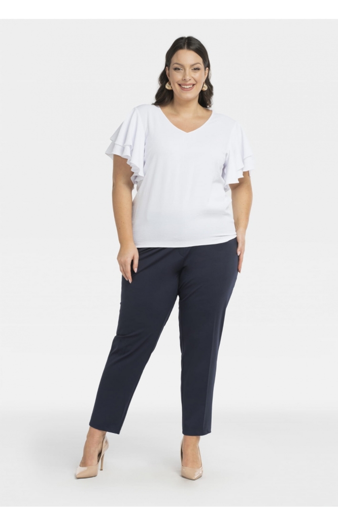 Bluza marime plus model 198326 Karko bej