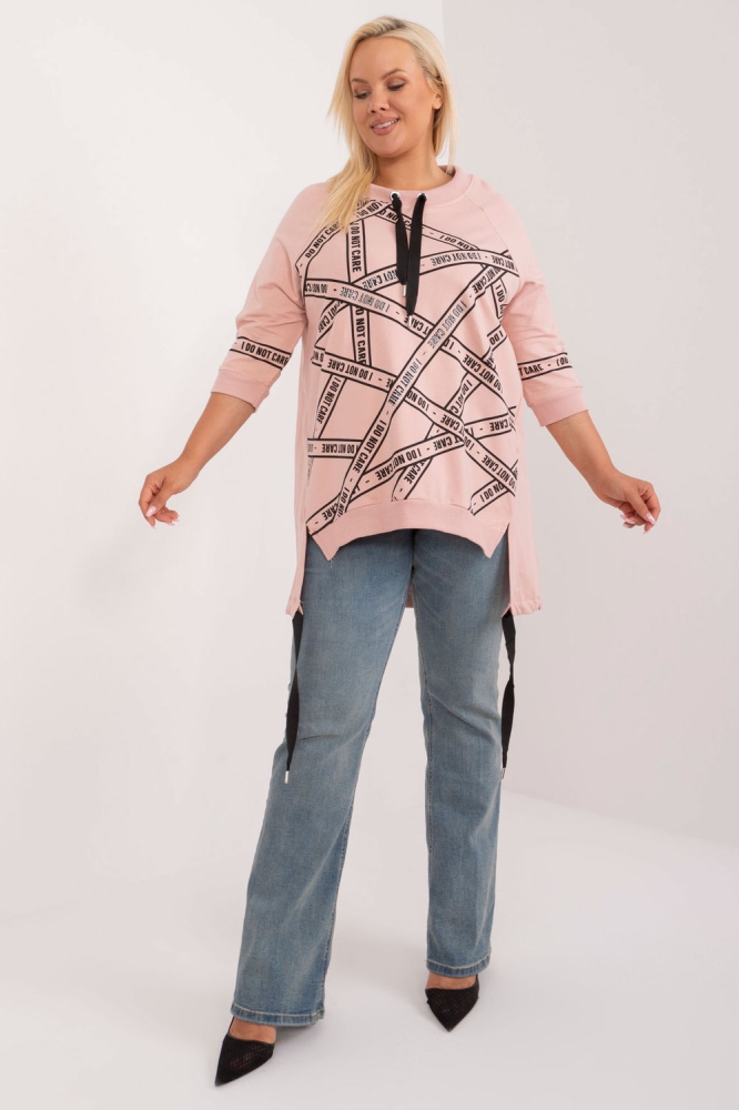 Bluza marime plus model 201839 Relevance roz