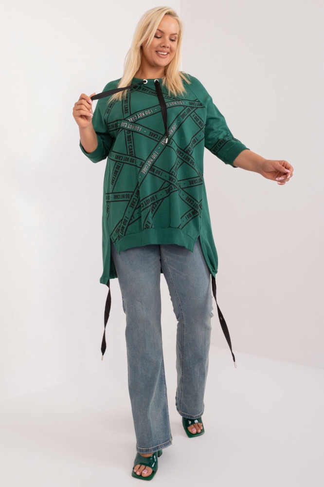Bluza marime plus model 201841 Relevance verde