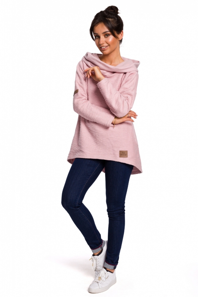 Bluza cu guler inalt Model 134538 BE roz