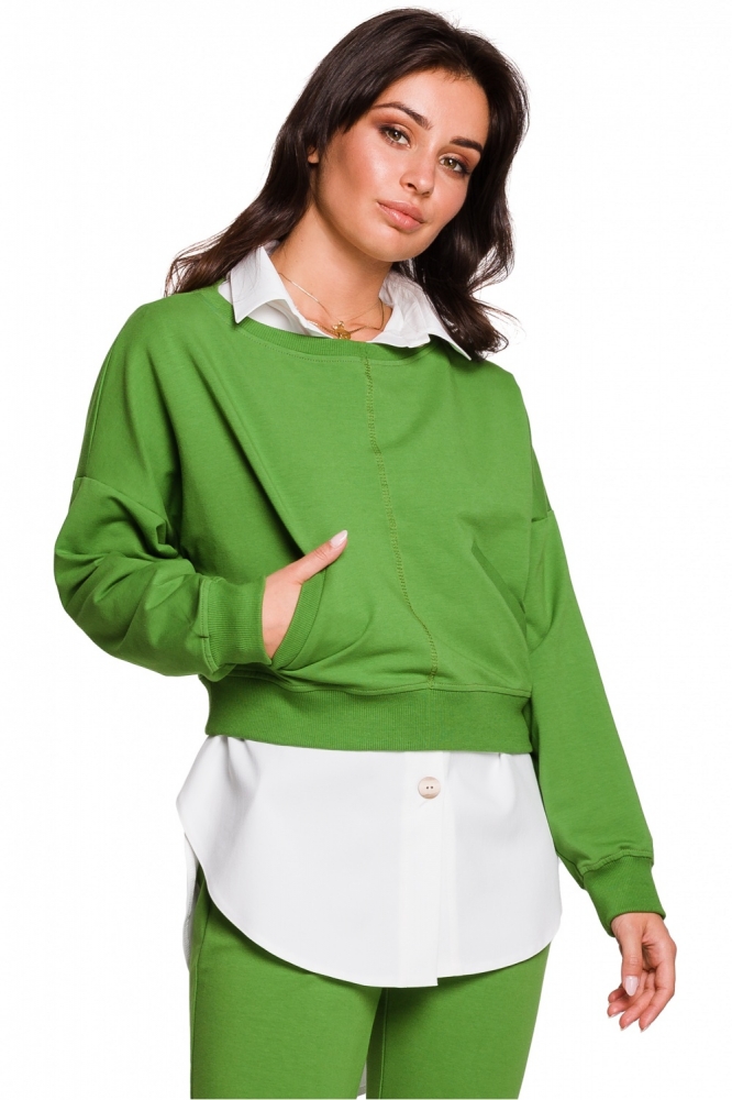 Bluza scurta Model 134564 BE verde
