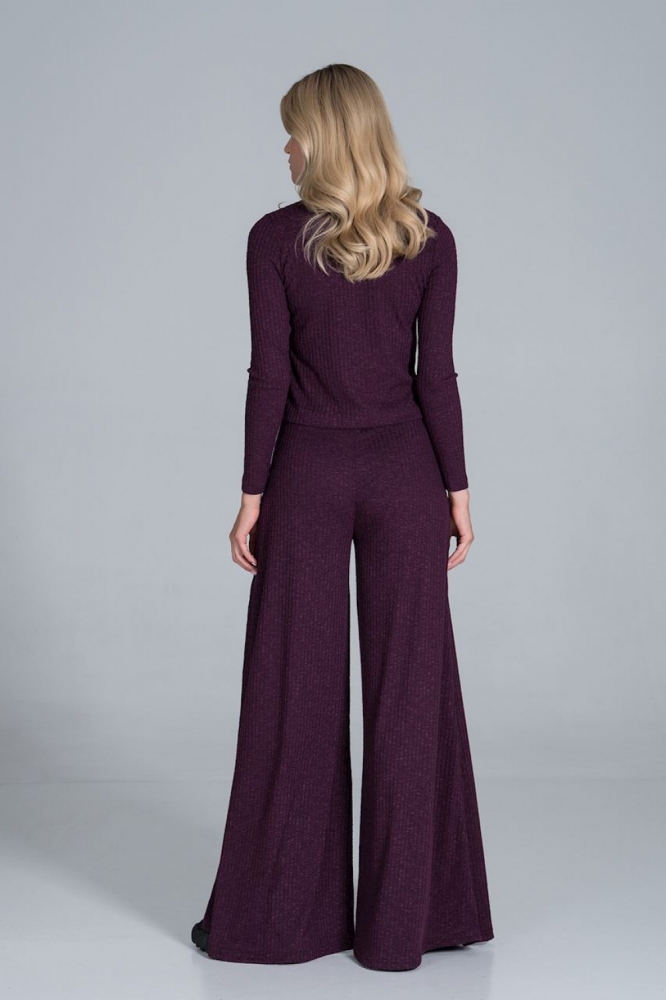 Bluza mulata cu fermoar Model 157523 Figl violet
