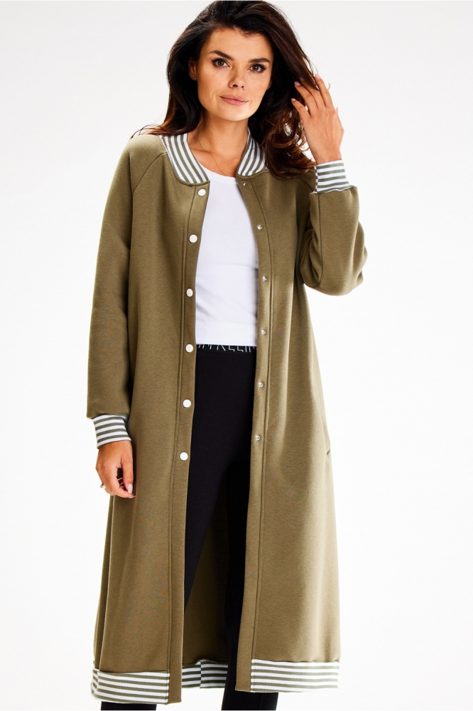Bluza model 187129 awama verde