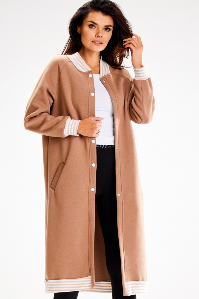 Bluza model 187131 awama bej