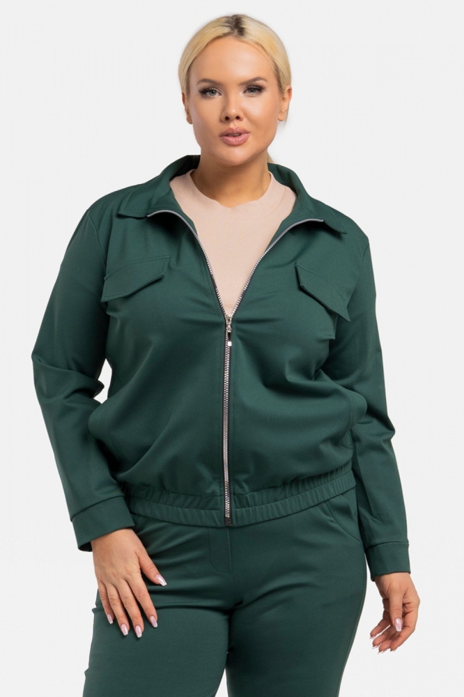 Bluza model 193913 Karko verde