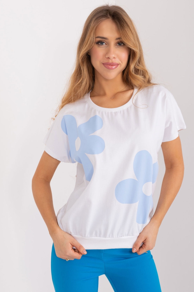 Bluza model 195813 Rue Paris alb