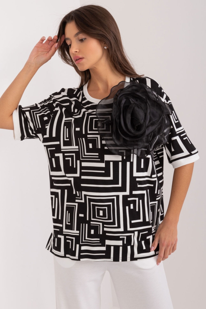 Bluza model 197738 Lakerta negru