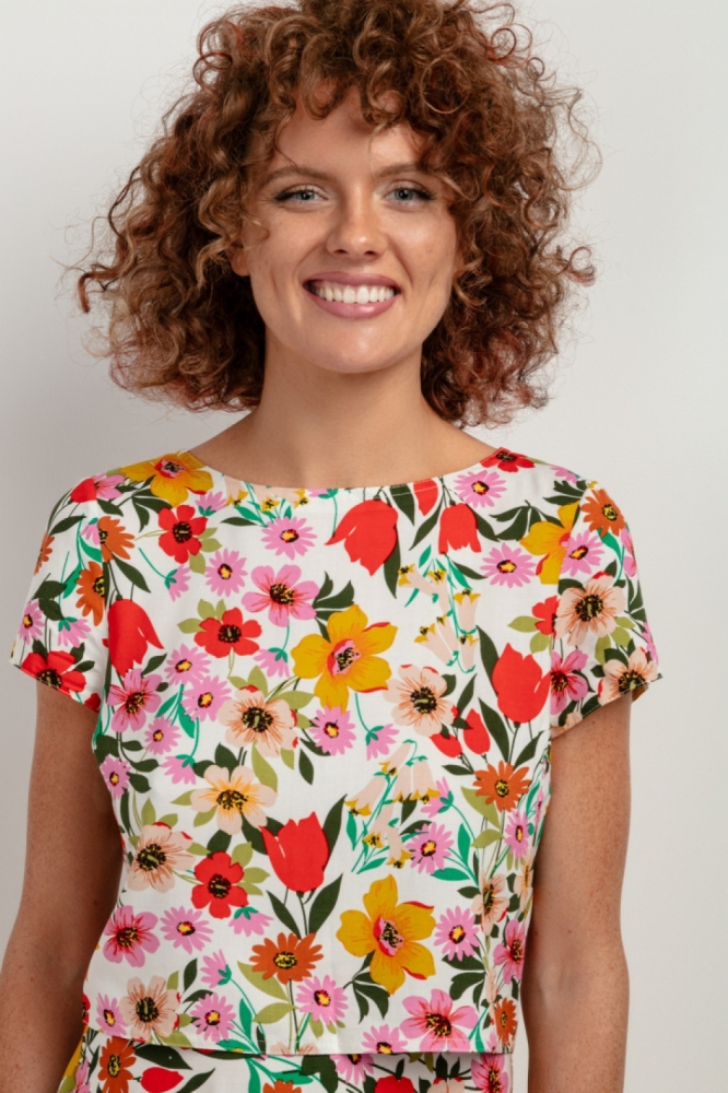 Bluza model 198535 Tessita alb