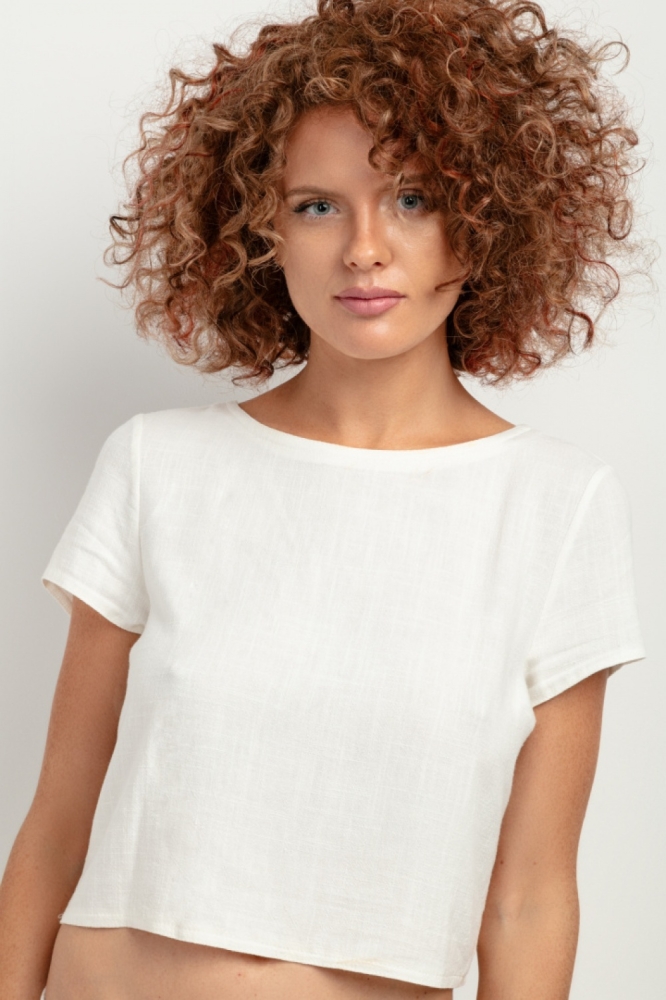 Bluza model 198538 Tessita alb