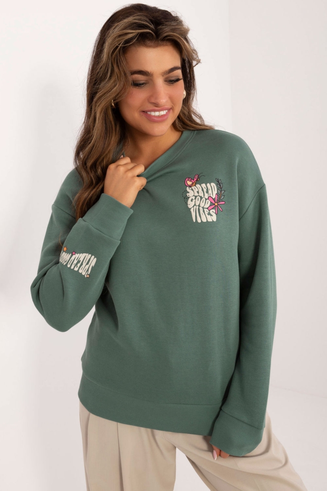 Bluza model 199210 Sublevel verde