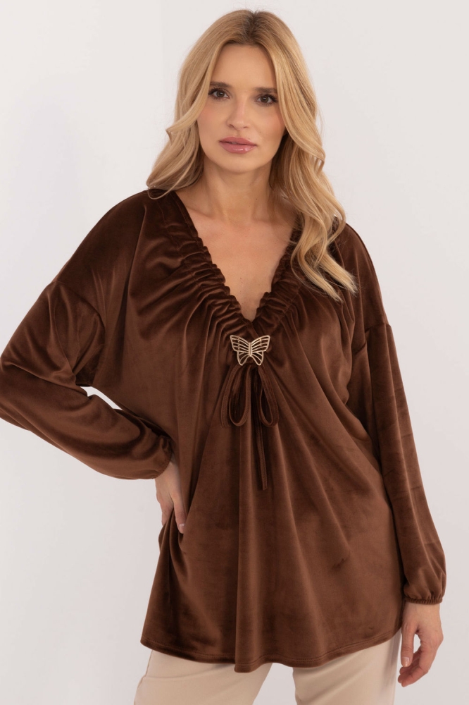 Bluza model 202018 Italy Moda maro