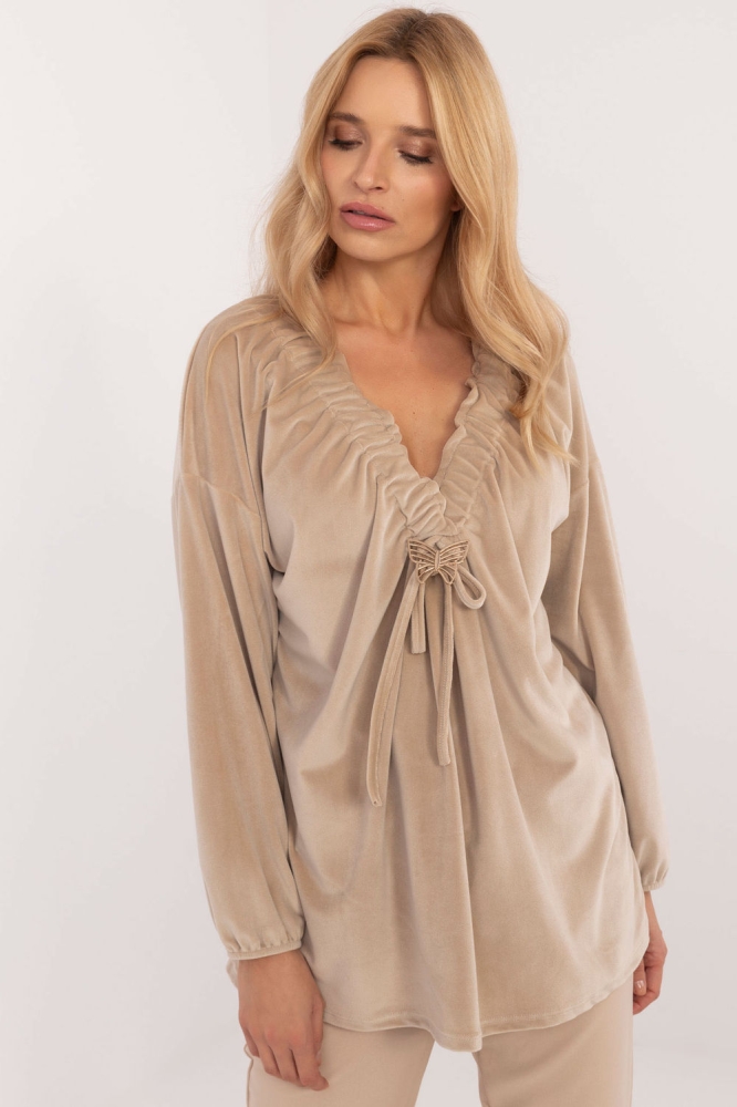 Bluza model 202019 Italy Moda bej