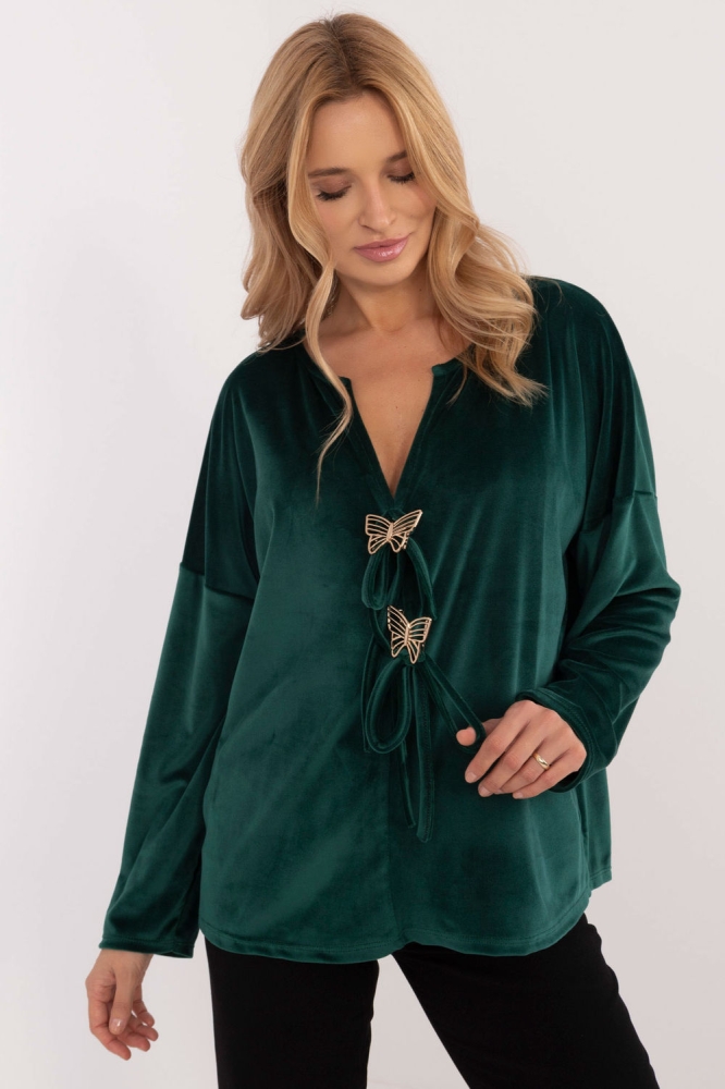 Bluza model 202027 Italy Moda verde