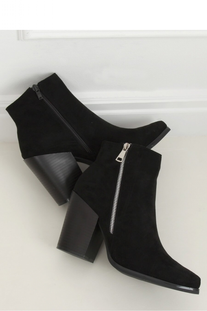 Botine cu toc model 148669 Inello negru