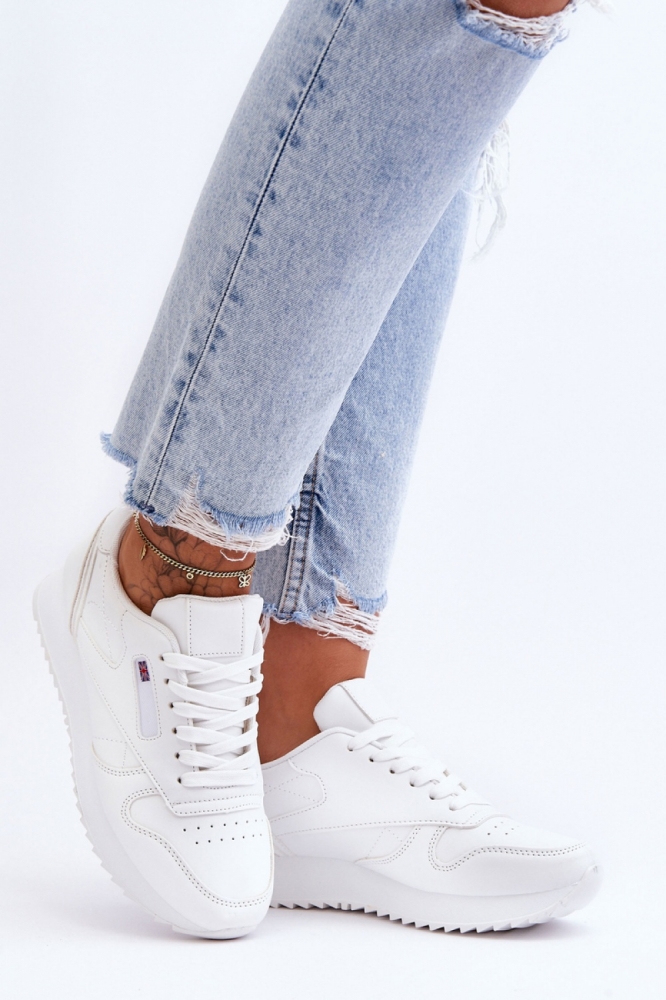 Buty Sportowe Model Merida BK939-9 White - Step in style alb