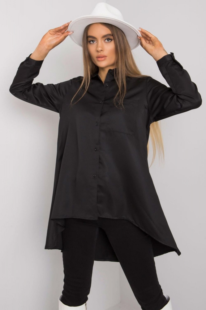Camasa cu maneca lunga model 160752 Ex Moda negru