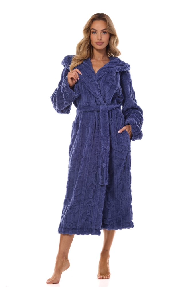 Camasa de noapte model 199718 L&L collection Bleumarin