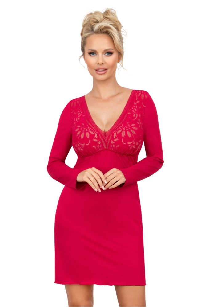 Camasa de noapte model 201505 Donna rosu