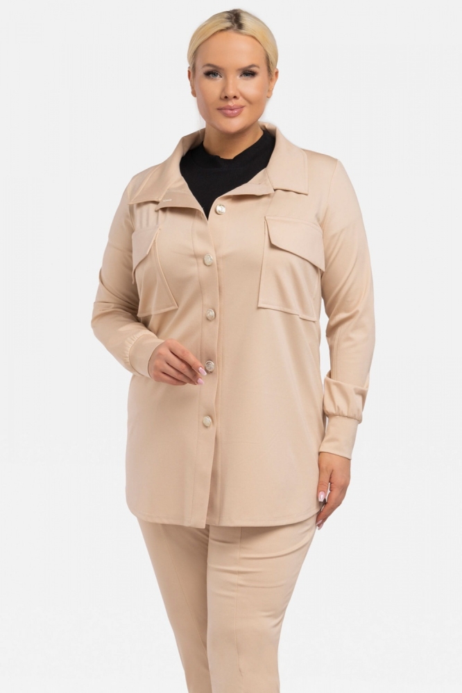 Camasa model 195026 Karko bej