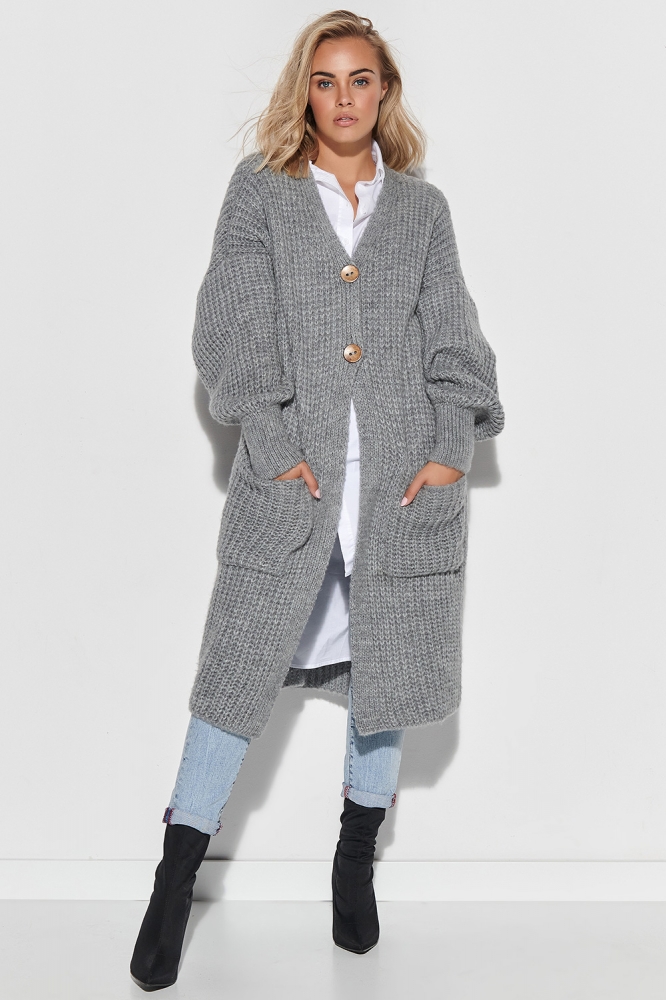 Cardigan model 150116 Makadamia gri