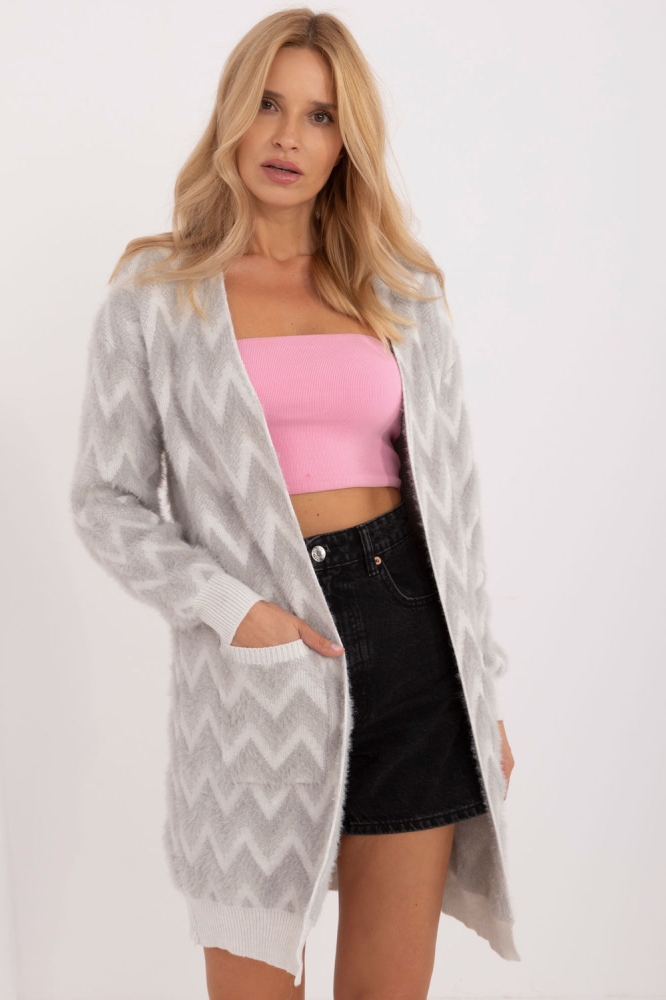 Cardigan model 199548 AT gri