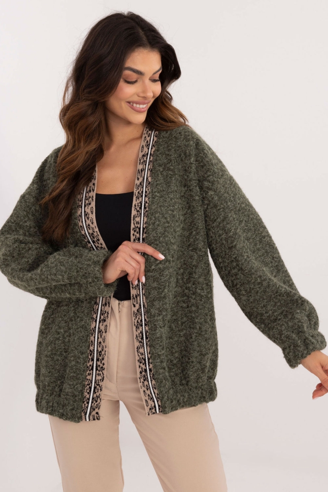 Cardigan model 201284 Italy Moda verde