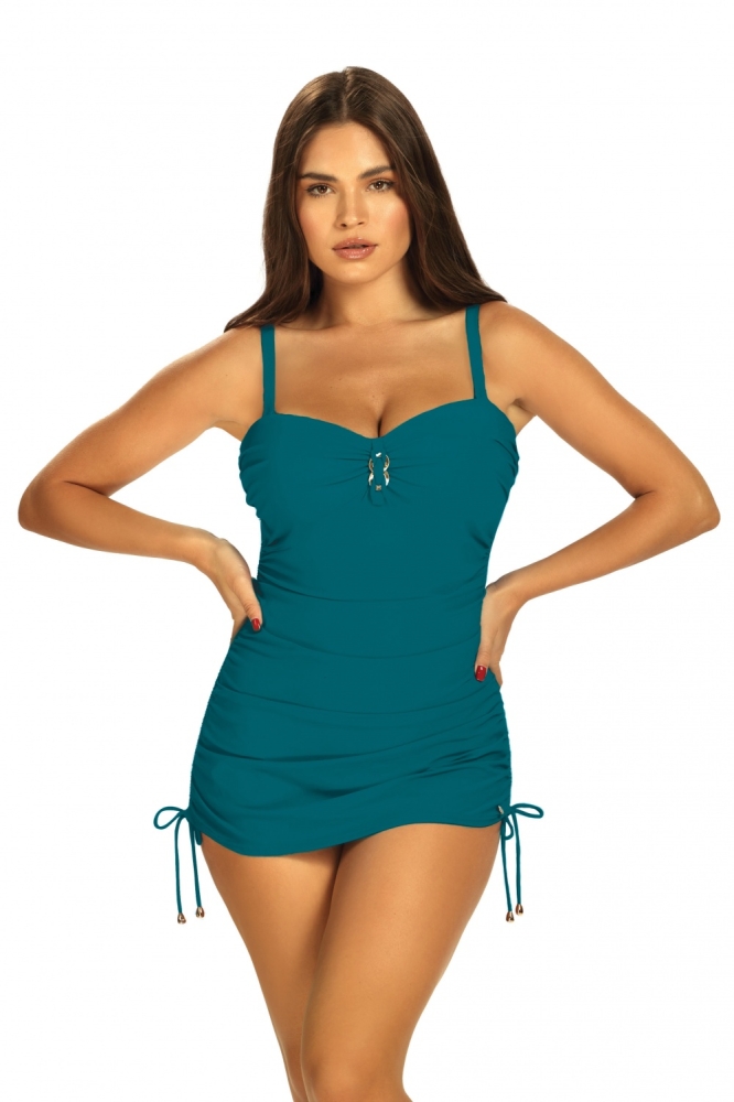 Costum de baie din doua piese model 198874 Barontex verde