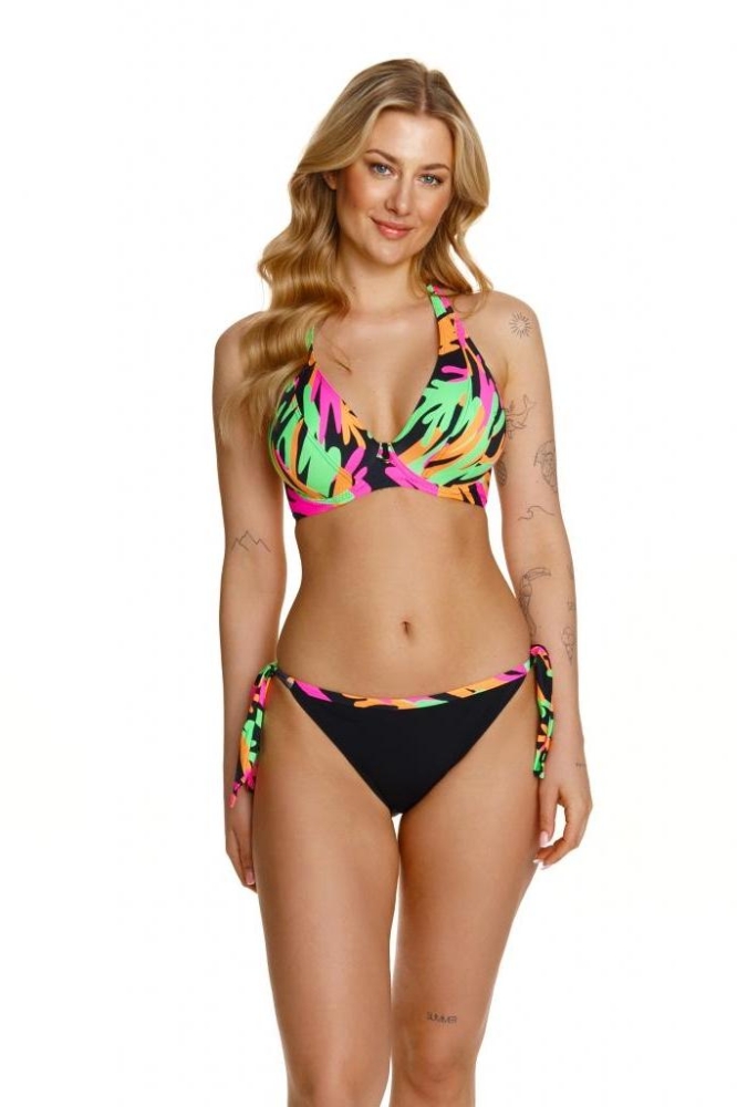 Costum de baie tanga model 196375 Lupo Line negru