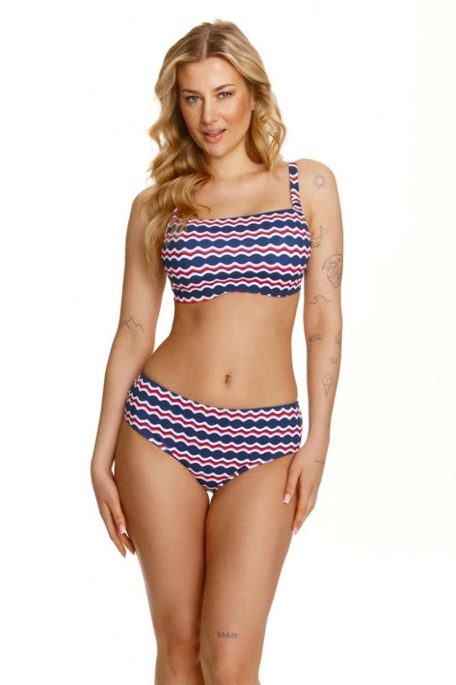 Costum de baie tanga model 197725 Lupo Line albastru