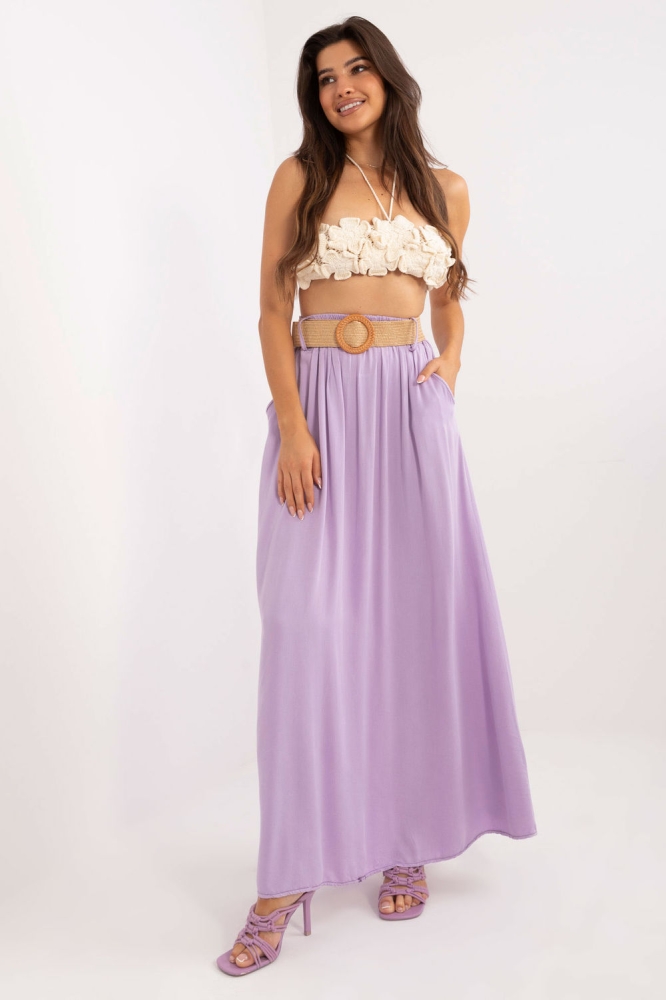 Fusta lunga model 198969 Italy Moda violet