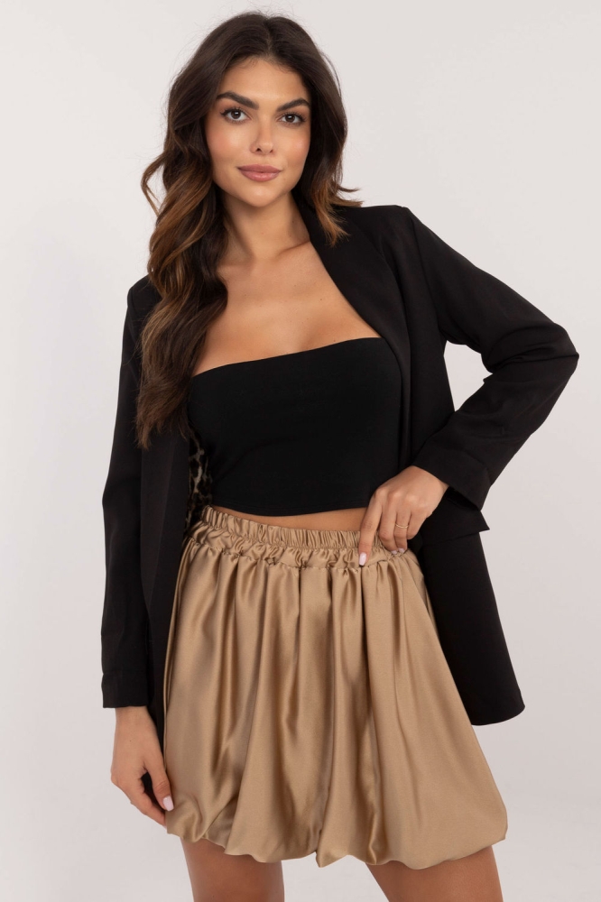 Fusta scurta model 201778 Italy Moda maro